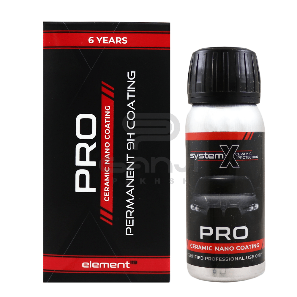 پوشش نانو سرامیک مخصوص بدنه خودرو مدل پرو-Pro سیستم ایکس-System X - المنت 119-Element 119