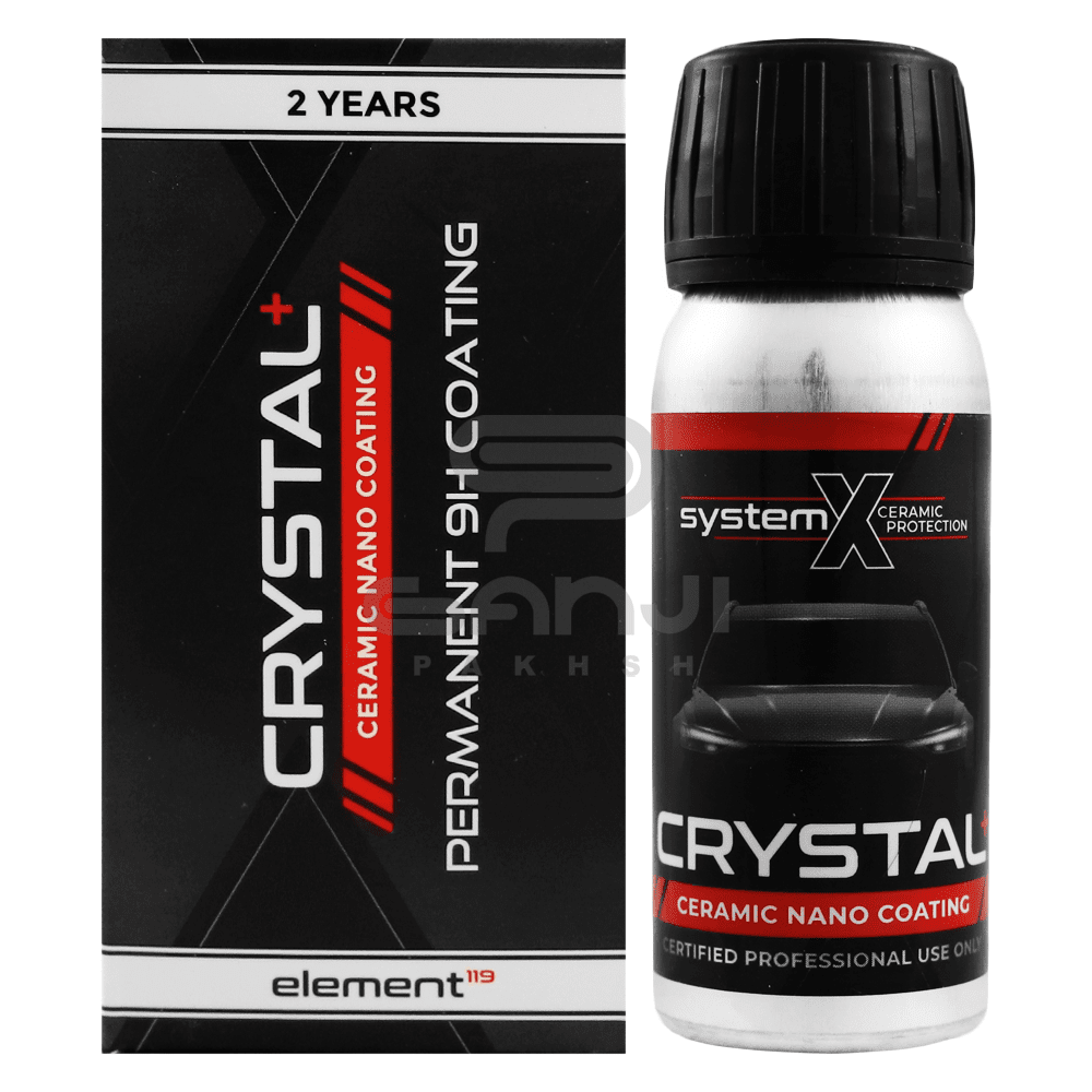پوشش نانو سرامیک مخصوص بدنه خودرو مدل کریستال پلاس المنت 119 سیستم ایکس System X Element 119 Crystal+ 9H Nano Ceramic Coating