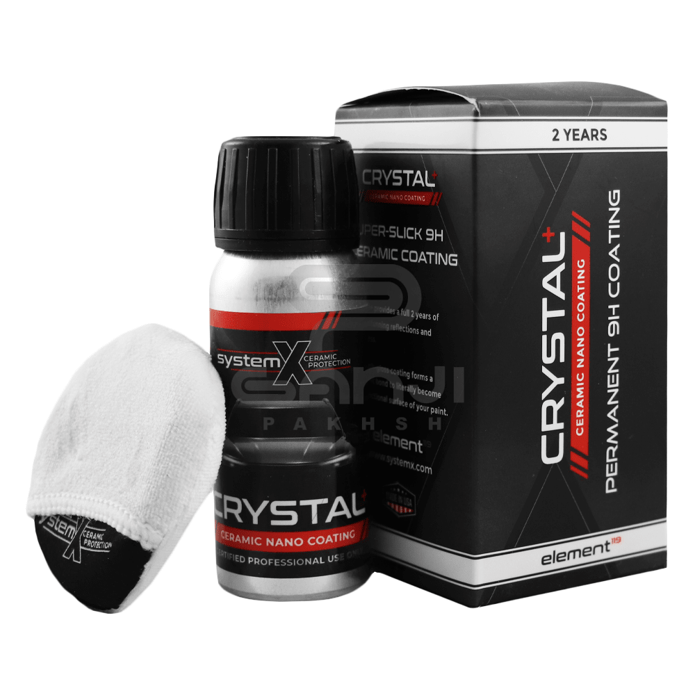 پوشش نانو سرامیک مخصوص بدنه خودرو مدل کریستال پلاس المنت 119 سیستم ایکس System X Element 119 Crystal+ 9H Nano Ceramic Coating