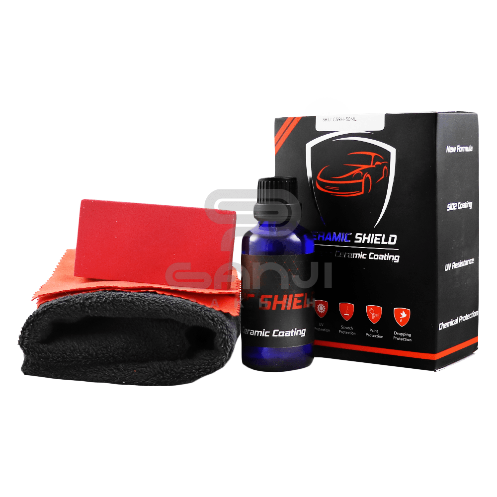 پوشش نانو سرامیک مخصوص بدنه خودرو 50 میلی‌لیتری Ceramic Shield 9H Ceramic Coating