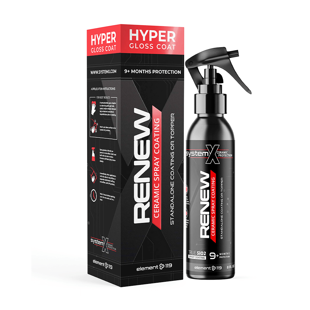 اسپری نانو سرامیک سیستم ایکس المنت 119 مخصوص بدنه خودرو System X Element 119 Renew Ceramic Spray