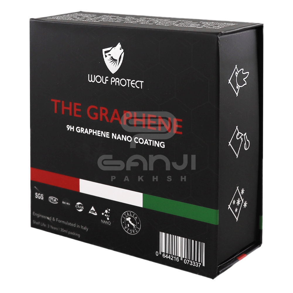 پوشش نانو گرافین 9H ولف پروتکت نانو سرامیک مخصوص بدنه خودرو Wolf Protect Nano Graphene Coating