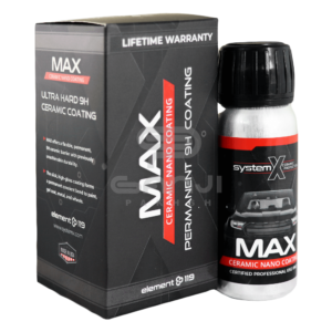 پوشش نانو سرامیک 9H مدل مکس سیستم ایکس المنت 119 مخصوص بدنه خودرو System X - Element 119 Max Ceramic Nano Coating