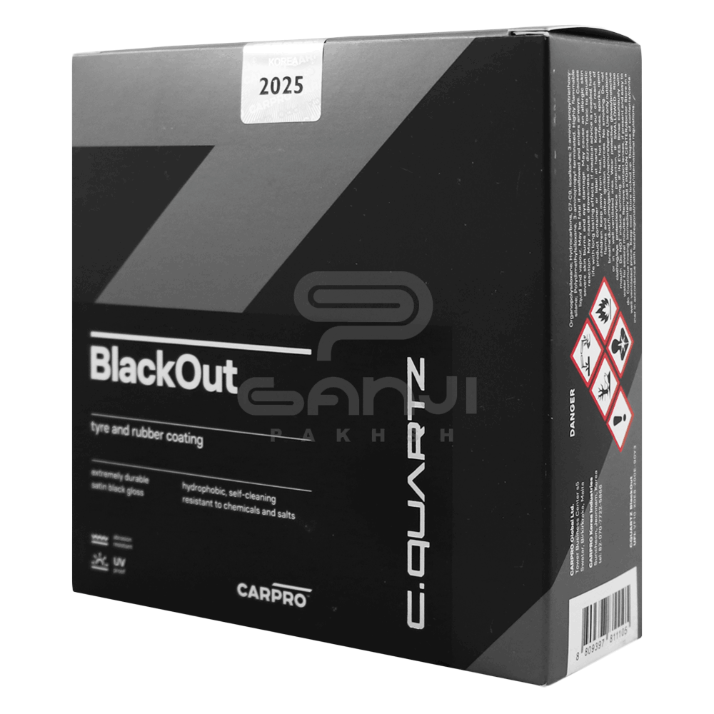 پوشش نانو سرامیک کارپرو مدل سی کوارتز مخصوص تایر و لاستیک خودرو CARPRO C.Quartz BlackOut