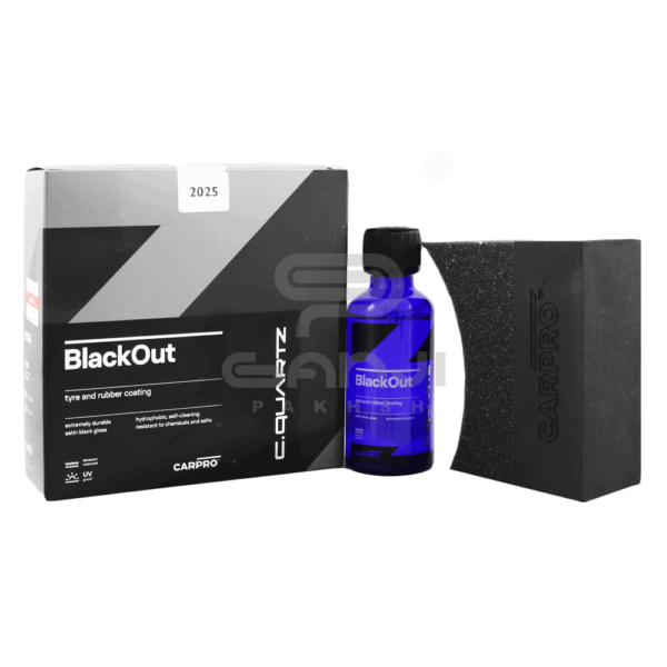 پوشش نانو سرامیک کارپرو مدل سی کوارتز مخصوص تایر و لاستیک خودرو CARPRO C.Quartz BlackOut