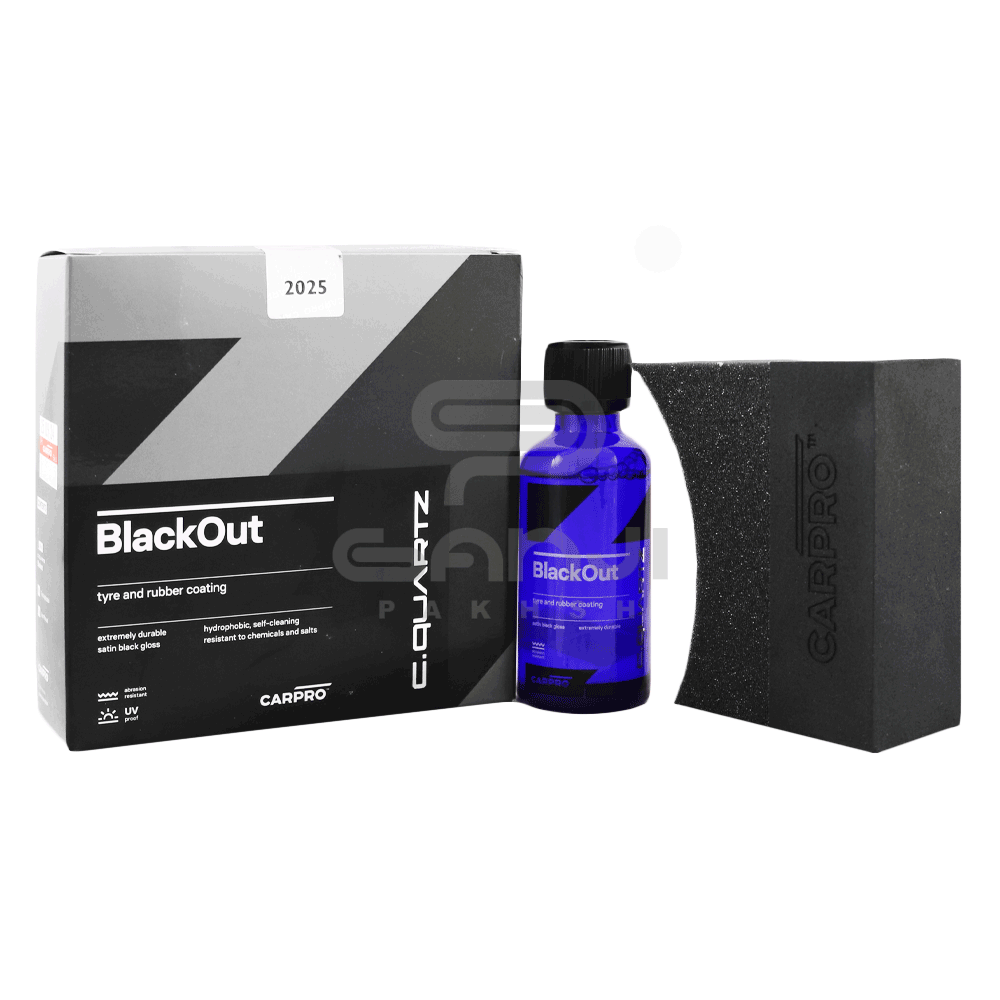 پوشش نانو سرامیک کارپرو مدل سی کوارتز مخصوص تایر و لاستیک خودرو CARPRO C.Quartz BlackOut