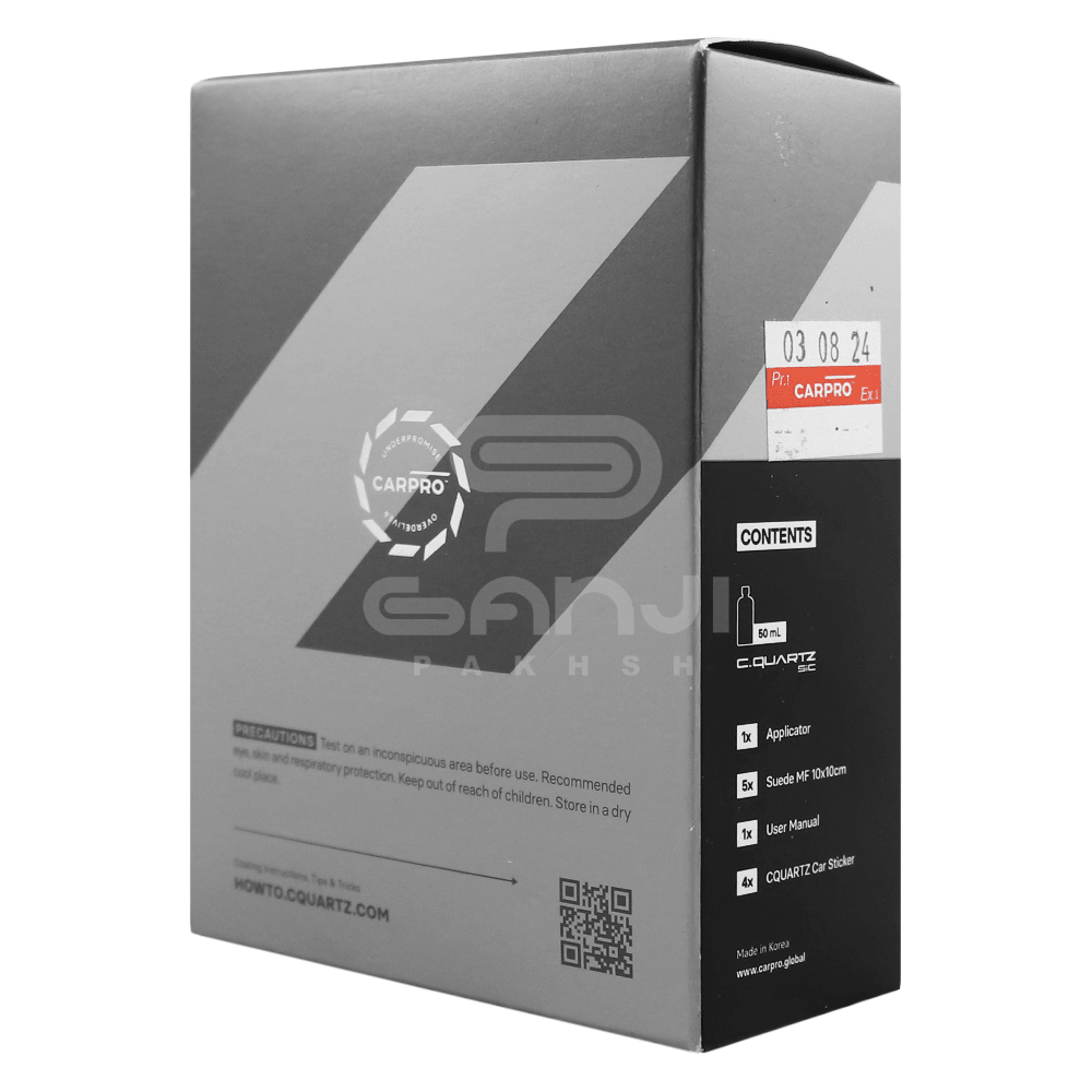 پوشش نانو سرامیک سی کوارتز مخصوص بدنه خودرو کارپرو CARPRO C.Quartz Sic
