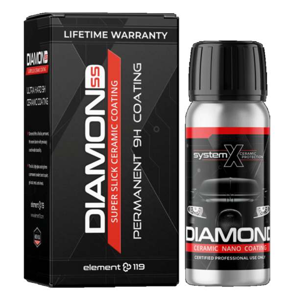 پوشش نانو سرامیک مخصوص بدنه خودرو مدل دایموند اس اس - Diamond SS سیستم ایکس-System X - المنت 119-Element 119