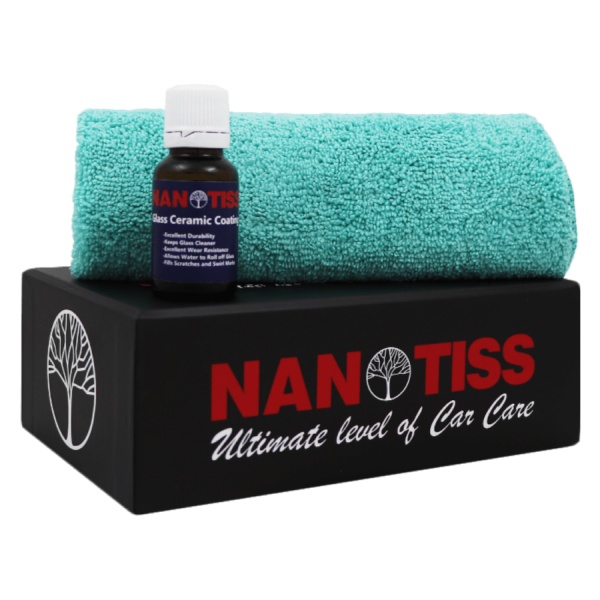 پوشش سرامیک شیشه نانوتیس مخصوص نانو سرامیک کردن سطوح شیشه ای خودرو NanoTiss Glass Ceramic Coating